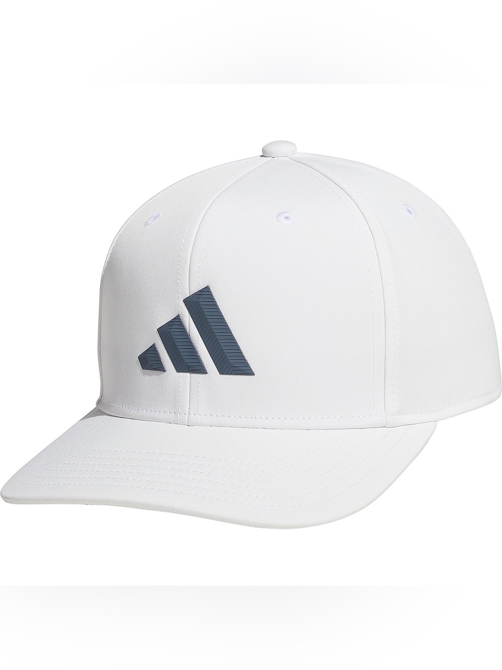 adidas White Cap with Navy Logo
